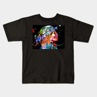 Native American Woman Kids T-Shirt